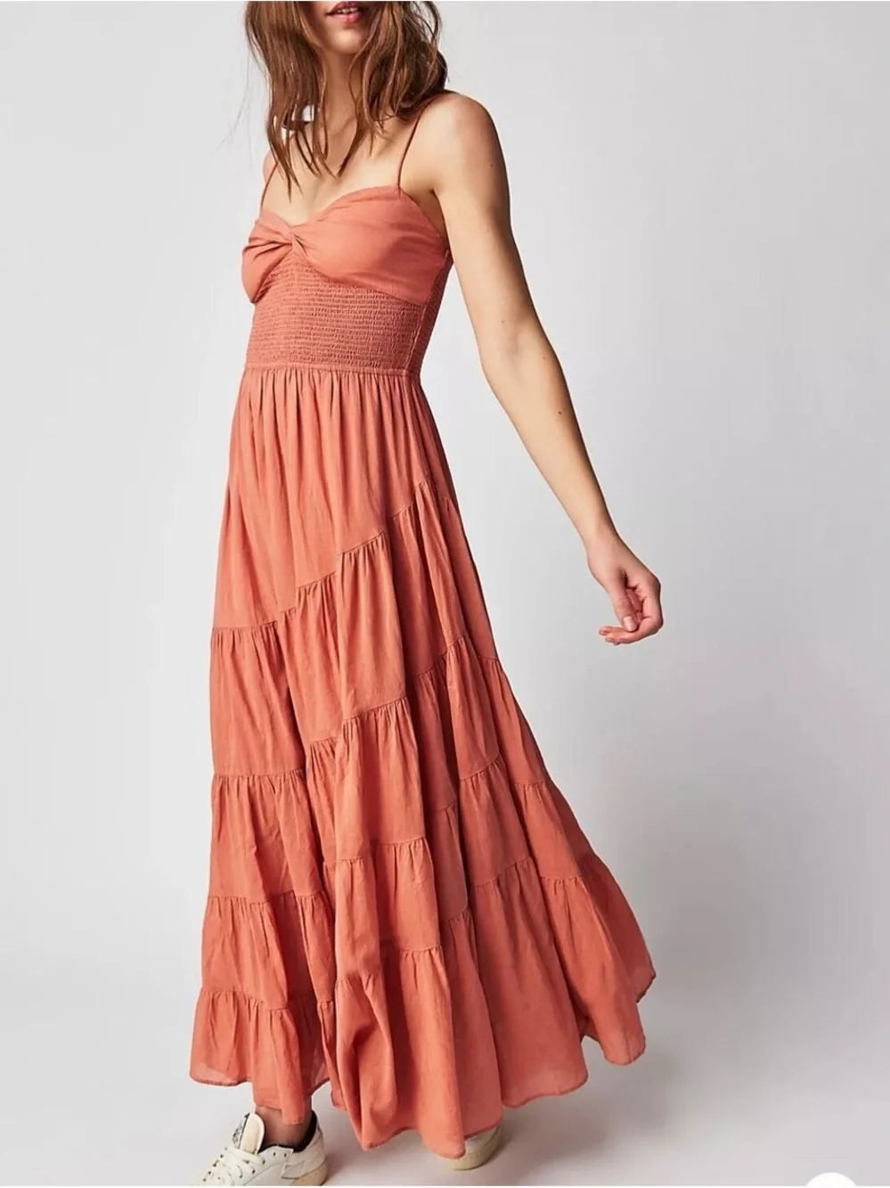 Free People Sun-drenched Solid Maxi Dress